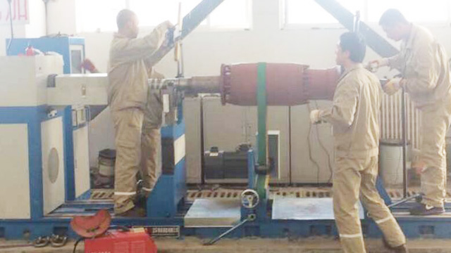 吉爾吉斯斯坦石油設備檢修專用動平衡機案例！